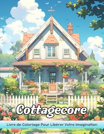 Cottagecore Livre de Coloriage: Coloriage Cottagecore - Vie De Campagne Idyllique Pour La Relaxation Fantaisiste