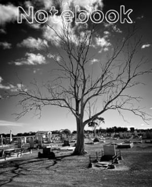 Dead Tree Cemetery Notebook: College Ruled |100 pages | 7.5 x 9.25