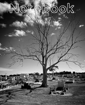 Dead Tree Cemetery Notebook: College Ruled |100 pages | 7.5 x 9.25