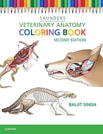 Veterinary Anatomy Coloring Book