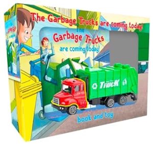 The Garbage Trucks are Coming Today!Gift: Book and truck with flashing lights and sound