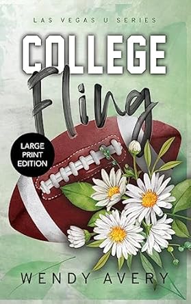 College Fling Large Print: A Football Sports Romance