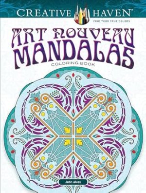 Creative Haven Art Nouveau Mandalas Coloring Book