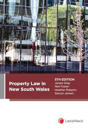 Property Law in New South Wales, 5th edition