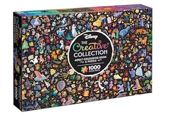 The Creative Collection: Adult Colouring Book and Puzzle (Disney: 1000 Pieces)