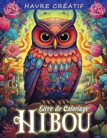 Havre Créatif Hibou Livre de Coloriage: Coloriage De Hibou, Dessins Majestueux Célébrant Les Gardiens Nocturnes De La Nature