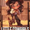 Little Cowgirls Chibi Coloring Book: Miniature Western World Coloring Pages Featuring Cute Chibi Cowgirls Illustrations for Kids and Teens Creativity and Stress Relief