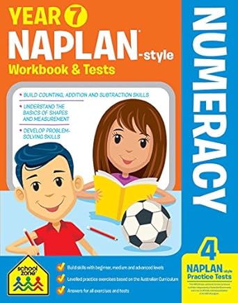 Year 7 NAPLAN*-style Numeracy Workbook & Tests