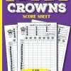 crowns score sheets: 130 Large Score Pads for Scorekeeping | crowns card game score Pads with Size 8.5 x 11 inch