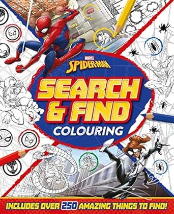 Spider-Man: Search and Find Colouring (Marvel)