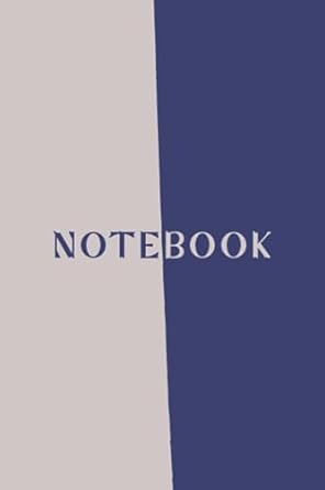 NOTEBOOK: School Notebook, Memo, Business & Work Notebook (6x9 inches)
