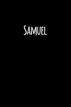 Samuel: Clean Personalized Lined Notebook / Journal Gift, 120 Pages, 6x9, Soft Cover, Matte Finish, Perfect Gift for Samuel