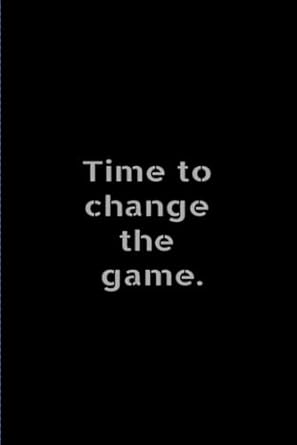 Notebook Time To Change The Game: 120 pages 6x9 inches