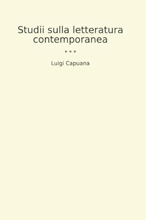 Studii sulla letteratura contemporanea