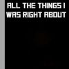 All the Things I Was Right About: Blank Lined Notebook - Journal - Funny notebook sarcastic humor journal with quotes ( 100 - 6x9 in)