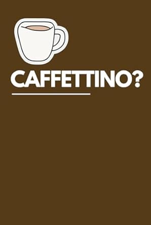 CAFFETTINO?: Taccuino per appunti. Quaderno divertente a righe | Idea regalo per collega, amico, capo, familiare | Idea per Natale, Secret Santa, Compleanno, Laurea.