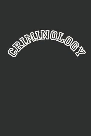 Criminology Design; Blank lined notebook journal diary, CSI gift