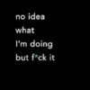 No Idea What I'm Doing but F*ck It