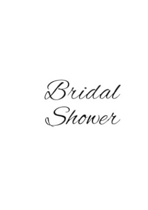 Bridal Shower Lined Journal