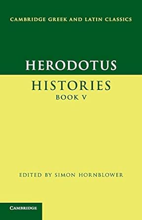 Cambridge Herodotus: Histories Book V - Paperback - 12 December 2013