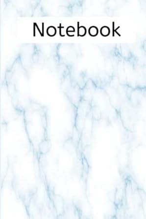 Notebppk: Beautiful White Blue Background | Wide Ruled Paper Notebook| College Ruled 9" x 6" Inch | 500 Pages - For Girls ... For Home School