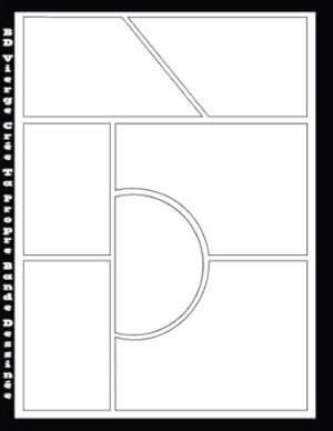 BD Vierge: Crée Ta Propre Bande Dessinée: BD à Faire Soi-Même Et Couverture Personnalisée Avec 100 Planches De BD Vides à Remplir pour Adultes, Ados & ... pour Les Bulles et Les Mots D'action.