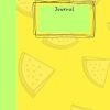 Lemon Journal, Classic Lined Notebook, Small Size 6x9 in., Glossy Cover