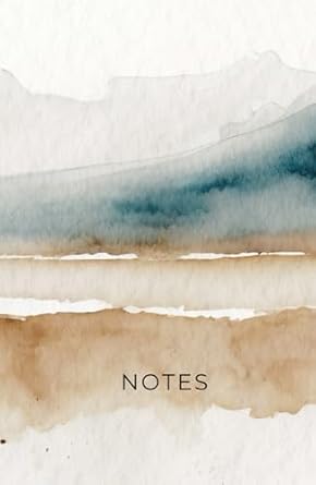 Hardcover Journal with Watercolor Landscape: 150 lined pages