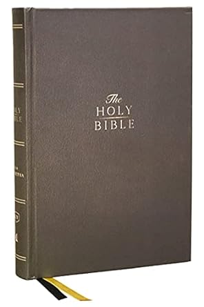 KJV Holy Bible with Apocrypha and 73,000 Center-Column...