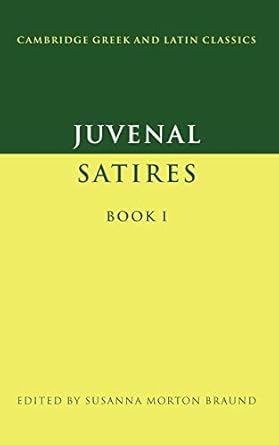 Juvenal: Satires Book I