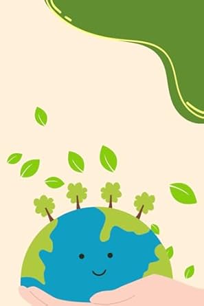 Earth Notebook: 6 x 9 inch size 120-Page Lined Paper Journal with a Green Planet Design