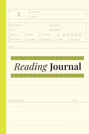 Reading Journal: Record and Review 100 Books, Reading Tracker, Reading Log Journal for Book Lovers with Lime Green Cover