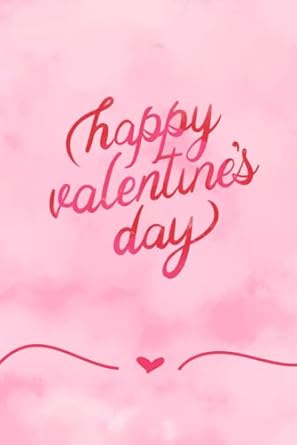 Happy Valentine's Day: Valentine's Day gift for him and for her 6 x 9" book with sentences to complete