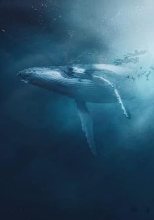 Moby Dick - Whales - Hardback Notebook 7x10 240 pages with beautiful images inside