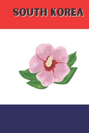 South Korea: Inspired Notebook with National Flower Mugunghwa Small Hardback Lined