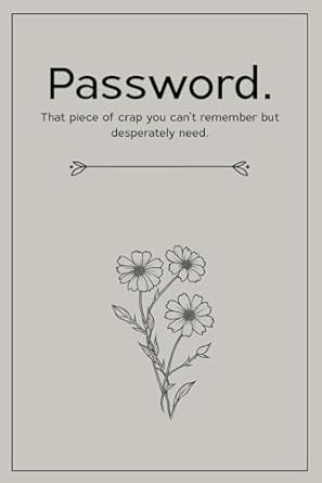 Password Tracker: Compact Password Logbook for Easy Access to Your Digital Accounts