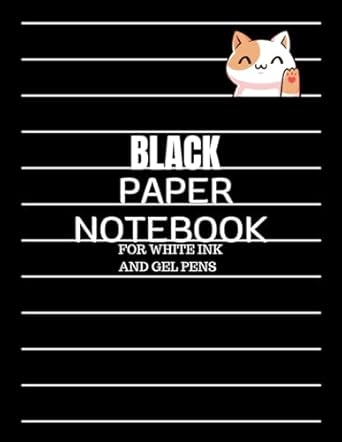 Black paper notebook