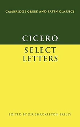 Cicero: Select Letters