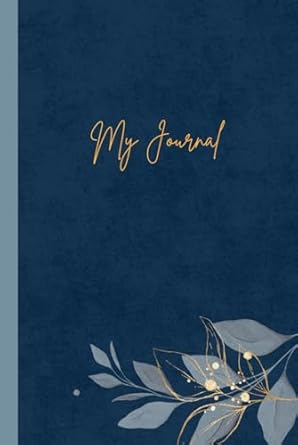 Hardcover Journal, 6"x 9" with 128 Lined Pages