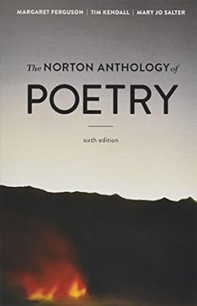 The Norton Anthology of Poetry 6e w/Reg CR
