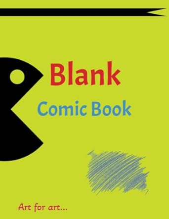 Blank Comic Book: Discover Your Creativity: Create Your Own Comic Adventures, 6 panel, 70 pages, white paper...