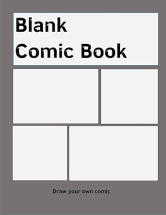 Blank Comic Book