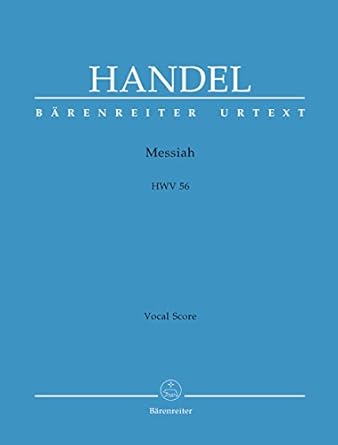 Messiah HWV 56 (Vocal Score, English)