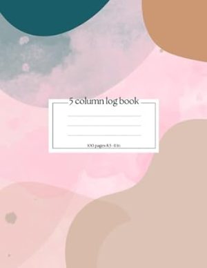 Customizable Ledger BooK: 5 Column Multipurpose Log Book / Simple Inventory Tracking and Bookkeeping, for Small Business