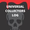 UNIVERSAL COLLECTORS LOG: A 6x9" 120page creepy skull design universal collectors log ideal for tracking your collection no matter what it is