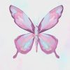 Hologram Butterfly Journal 160 pages 6x9 inches - Ruled Notebook for Girls