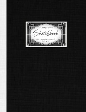 Vintage Look Sketchbook: Lightweight, Softcover, 8.5" x 11" (120 pages | 60 Sheets)