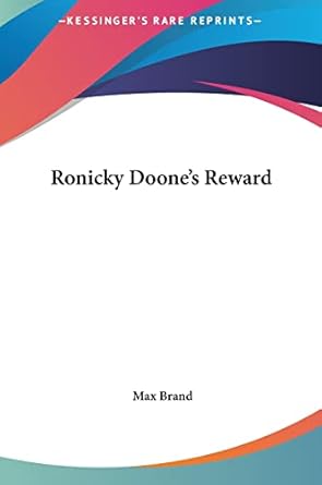 Ronicky Doone's Reward