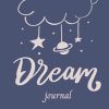Dream Journal (Blue); Blank lined hardback diary notebook journal