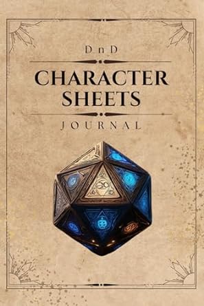 DnD Character Sheets: Detailed 5e Character Journal - Plenty of Space for RPG Character Creation & Campaign Notes